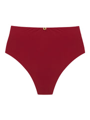 SMOOTH TROPICAL HOT PANT - WINE