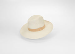 Sombrero Panamá de Paja Blanco - Glorinha Paranaguá